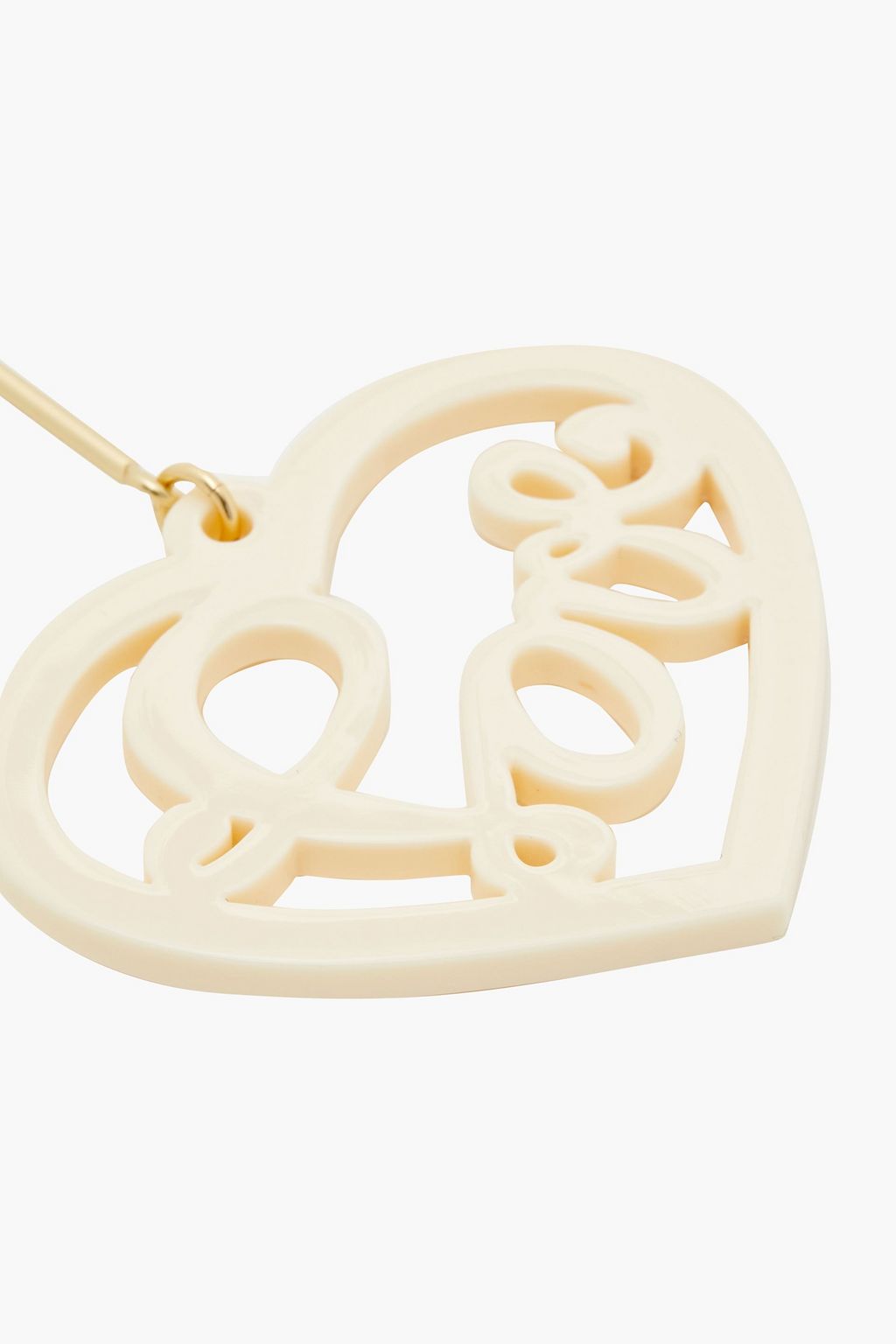ZIMMERMANN The Lovestruck gold-tone acetate earrings