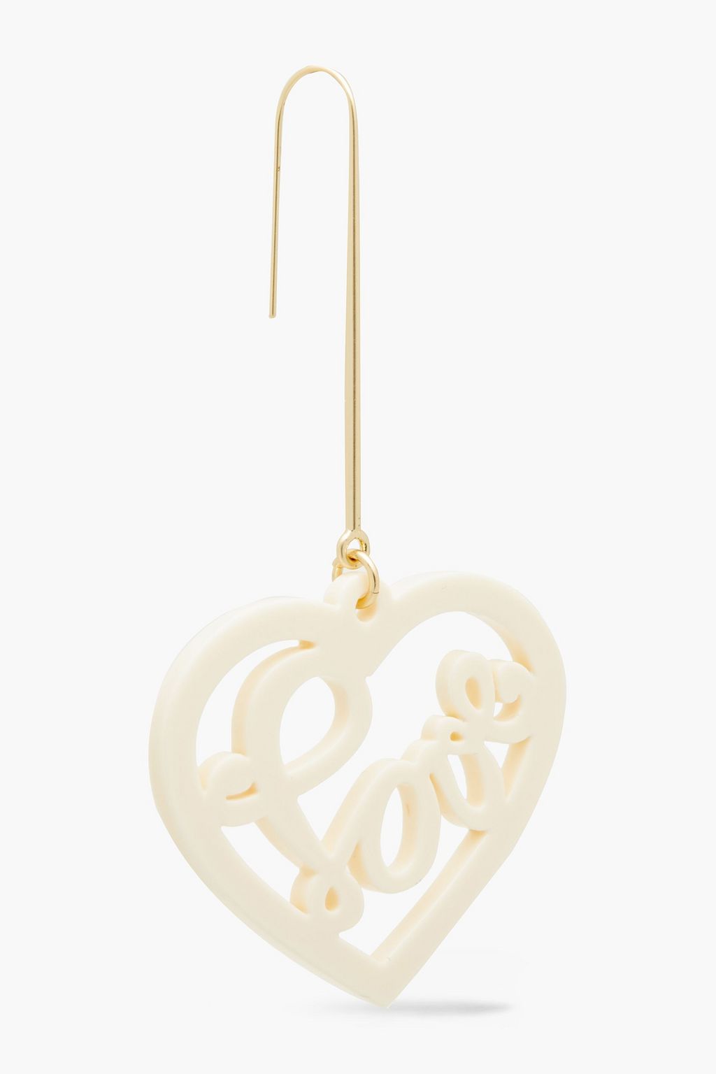 ZIMMERMANN The Lovestruck gold-tone acetate earrings