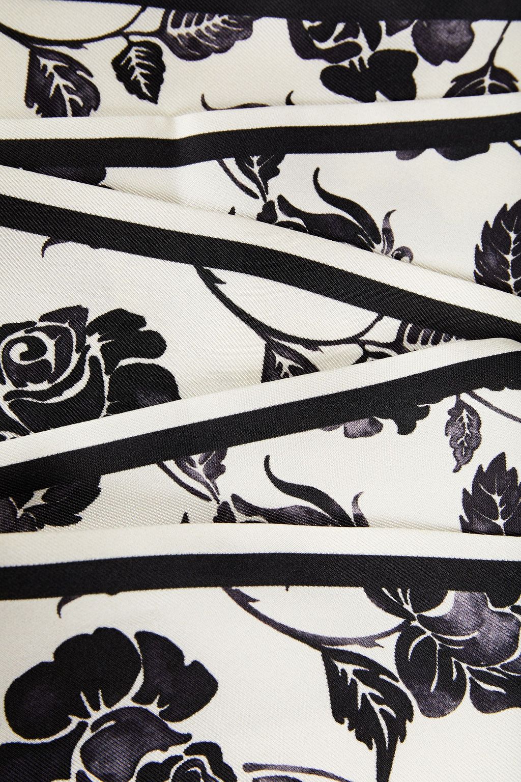 ZIMMERMANN The Lovestruck striped silk-satin twill scarf