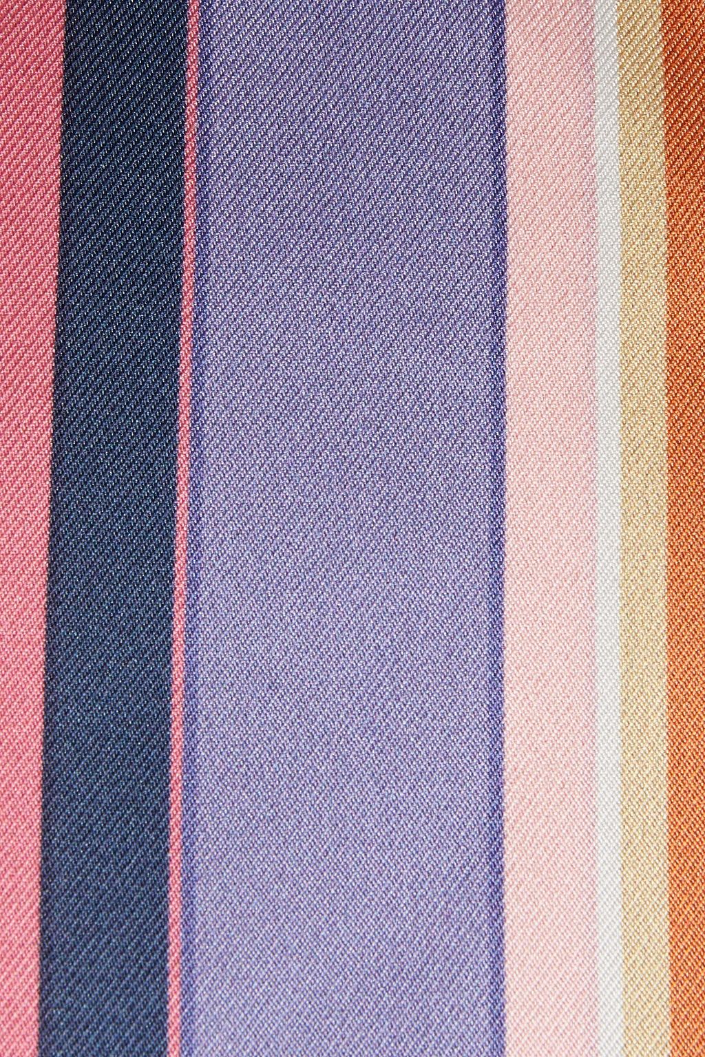 ZIMMERMANN The Lovestruck striped silk-satin twill scarf