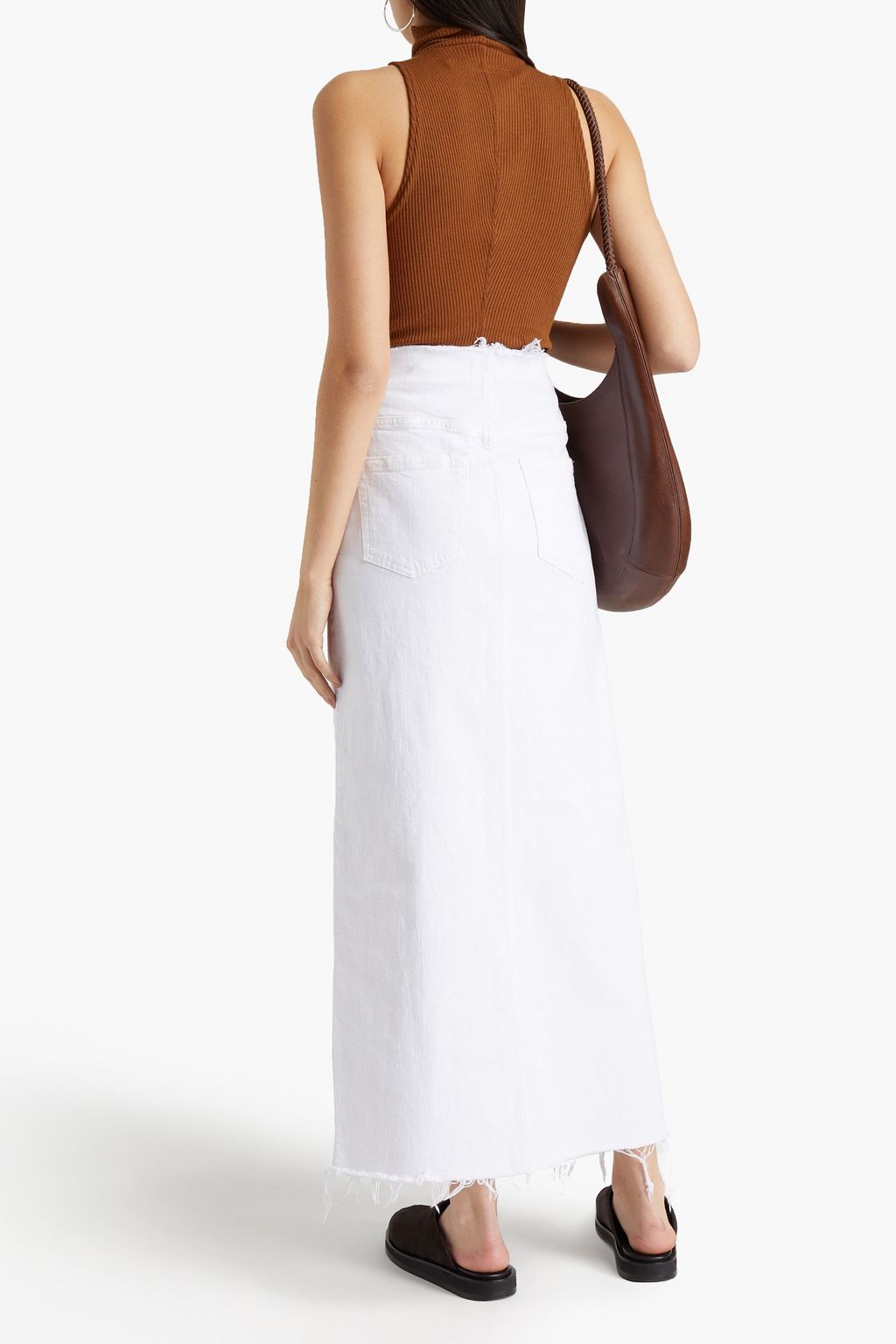 ENZA COSTA Ribbed modal-blend top