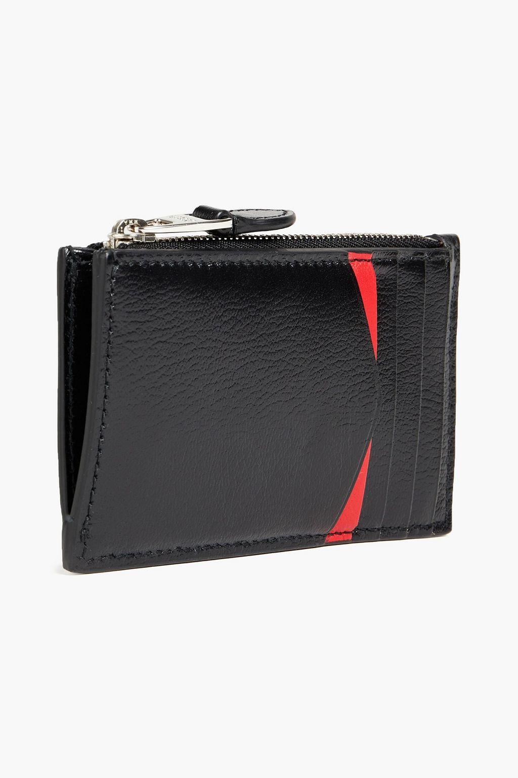 MCQUEEN Embellished textured-leather wallet