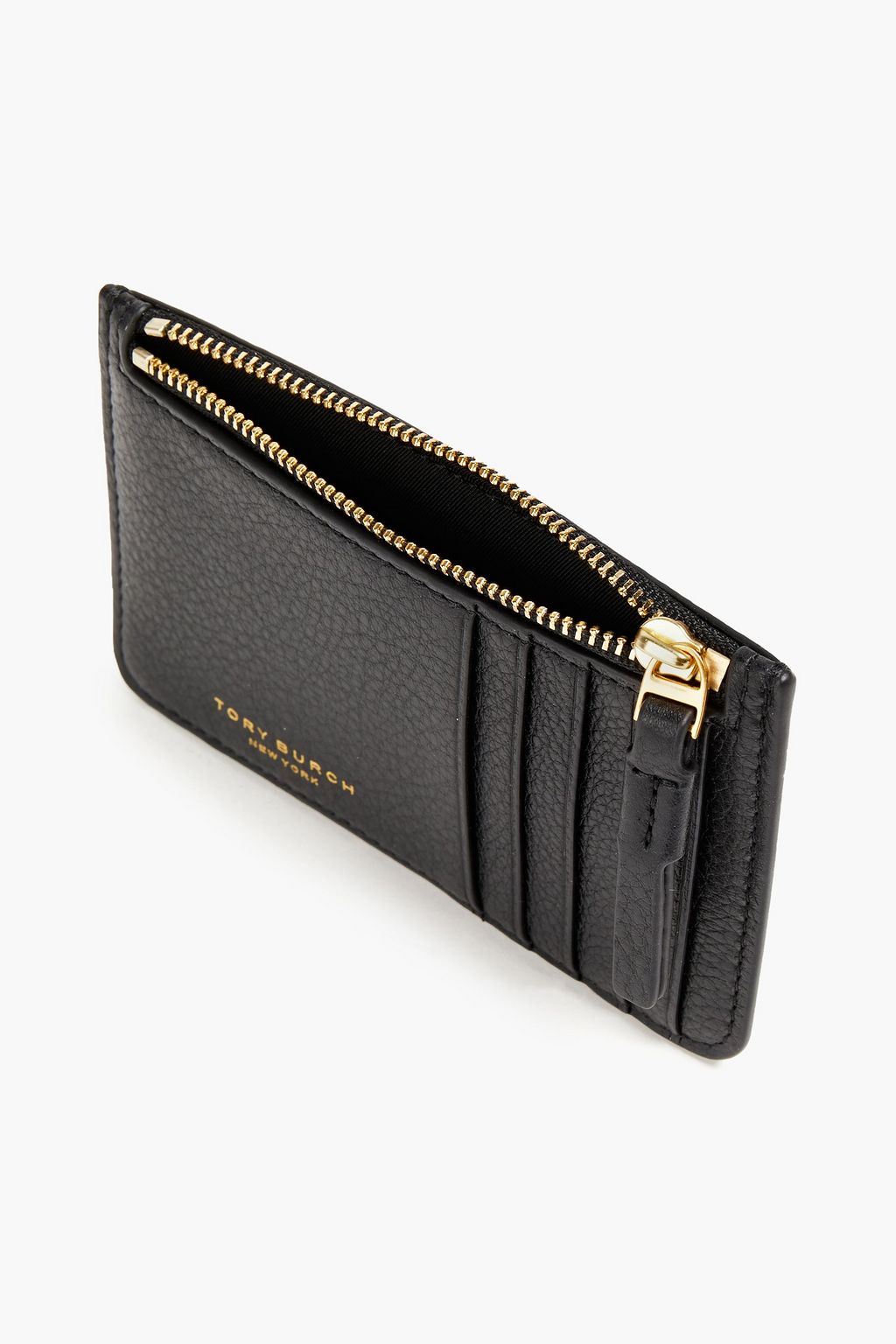 TORY BURCH Textured-leather wallet