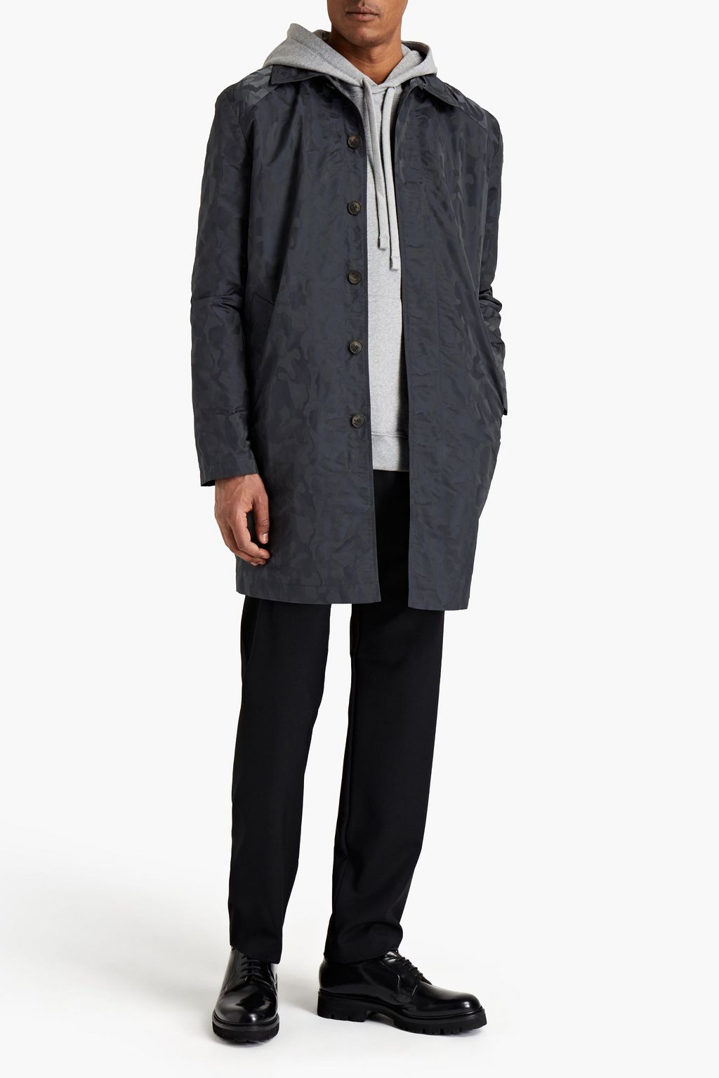 IRO Morris camouflage-print shell raincoat