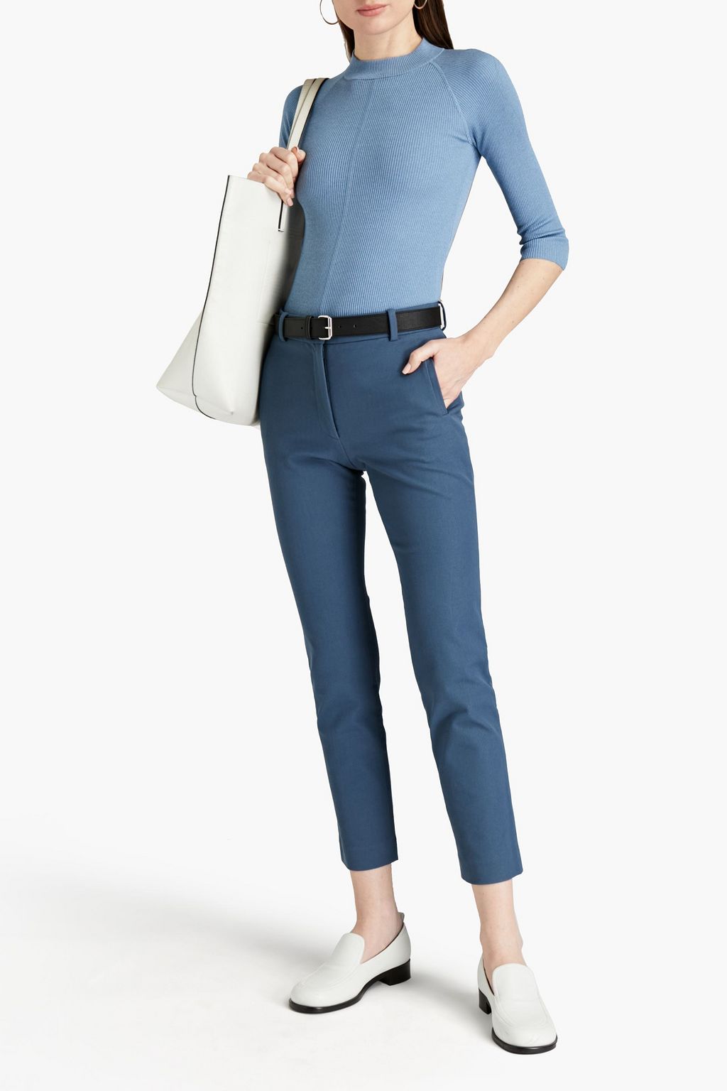 JOSEPH New Eliston gabardine slim-leg pants