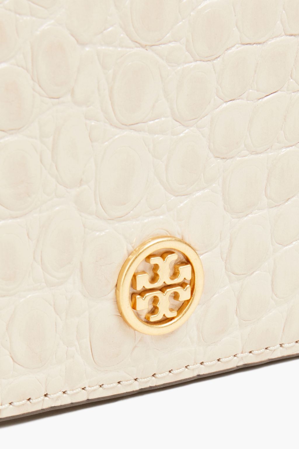 TORY BURCH Croc-effect leather wallet