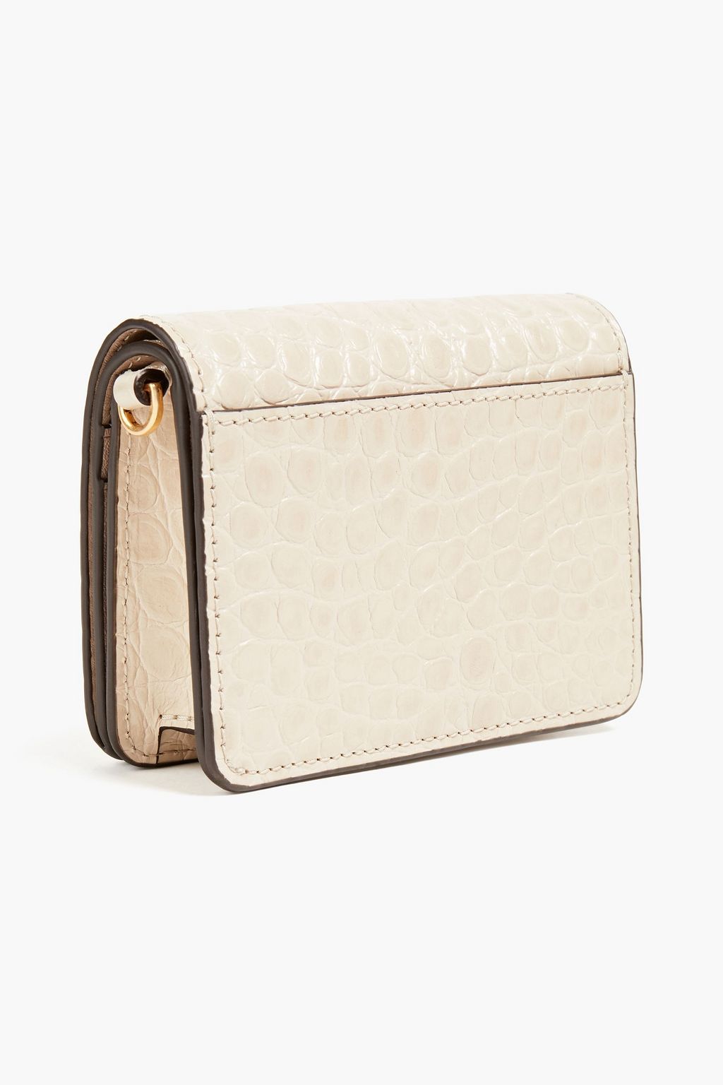 TORY BURCH Croc-effect leather wallet