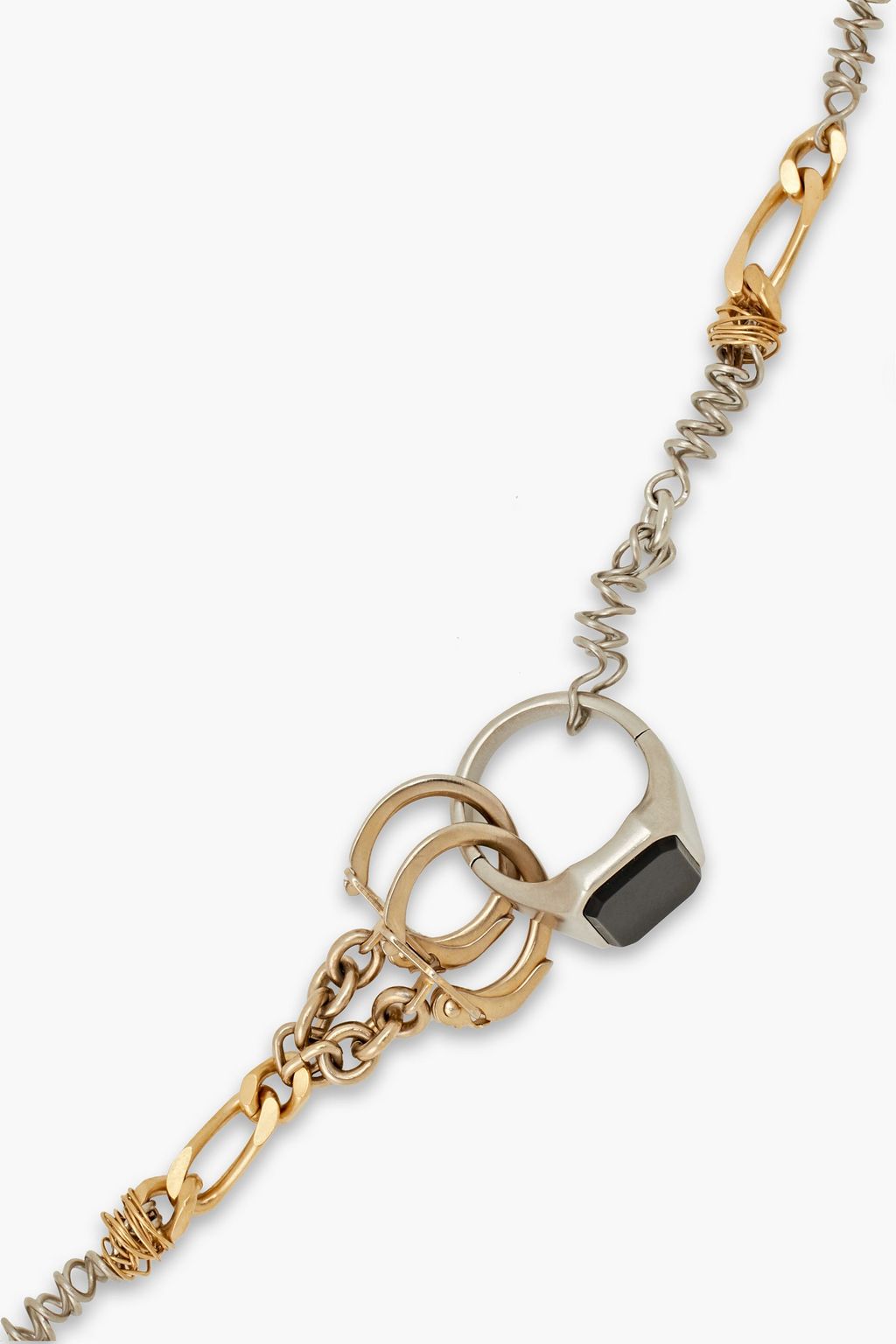 MAISON MARGIELA Gold and silver-tone necklace