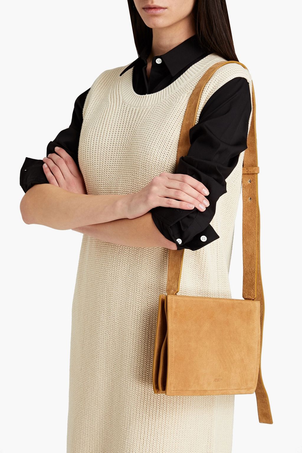 JOSEPH Suede shoulder bag