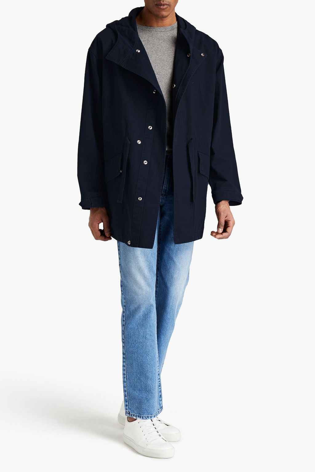IRO Khea cotton-twill hooded parka