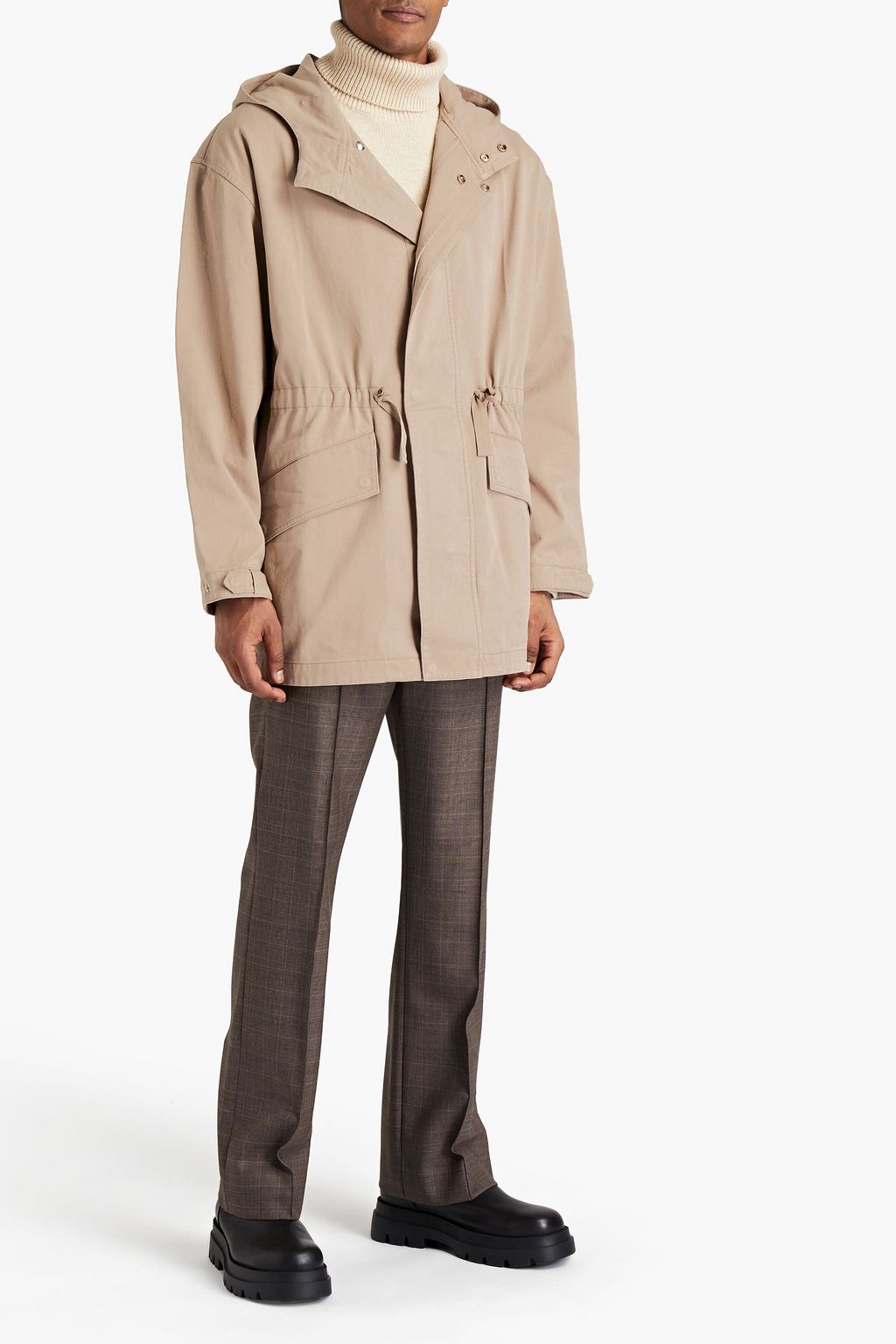 IRO Khea cotton-twill hooded parka
