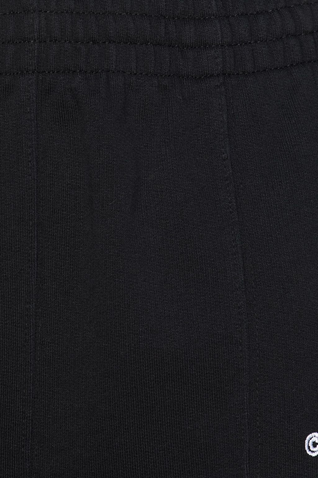 HELMUT LANG Logo-embroidered French cotton-terry track pants