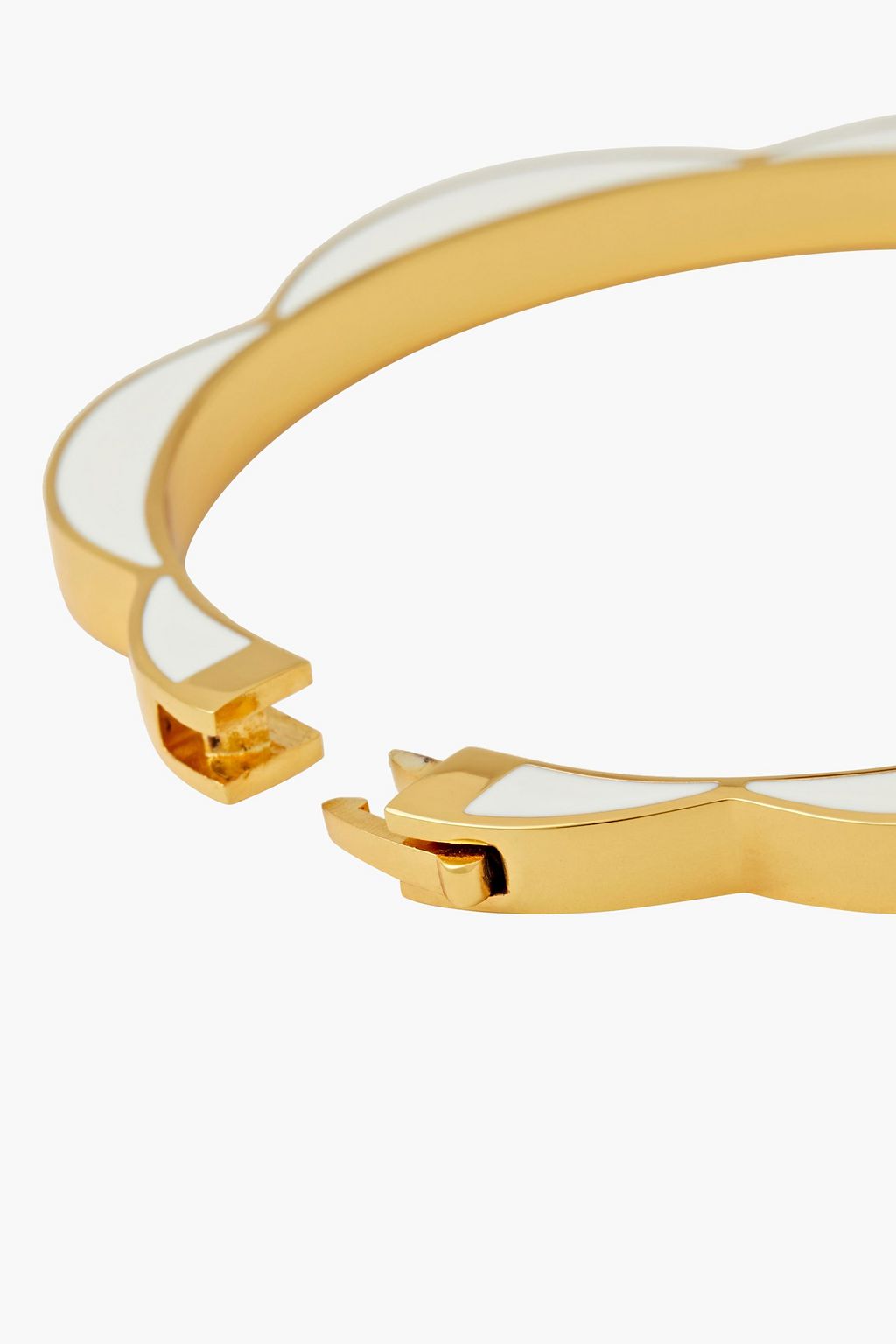 KATE SPADE NEW YORK Gold-tone enamel bangle