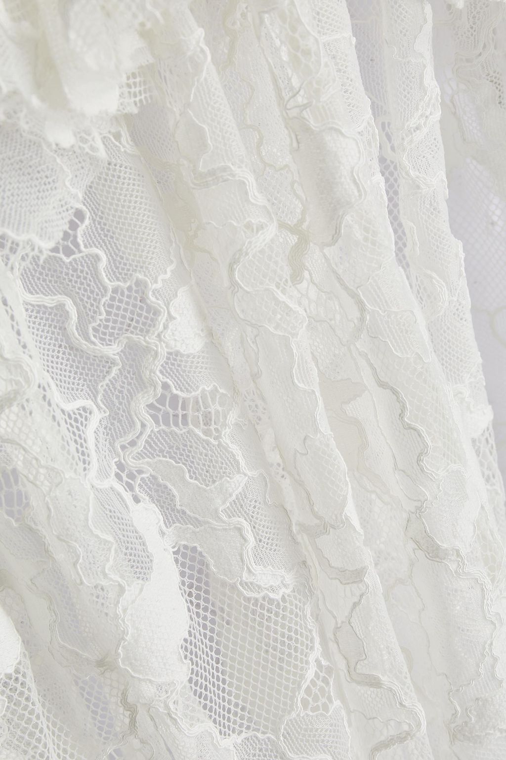 MSGM Ruffled lace top