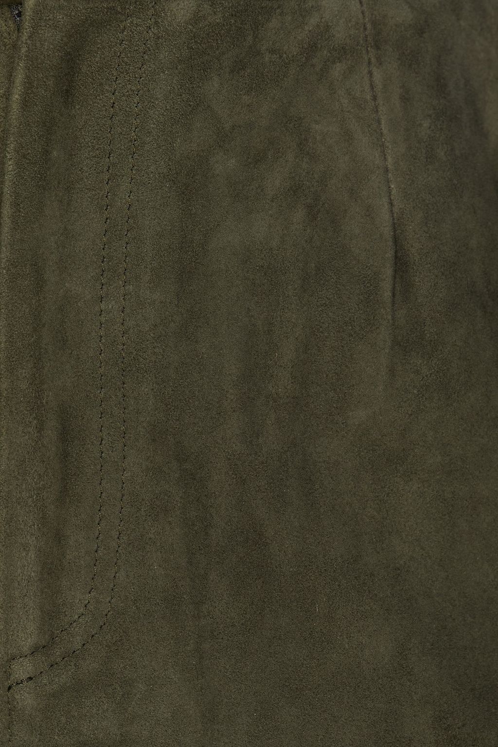 OFFICINE GÉNÉRALE Flora suede skirt