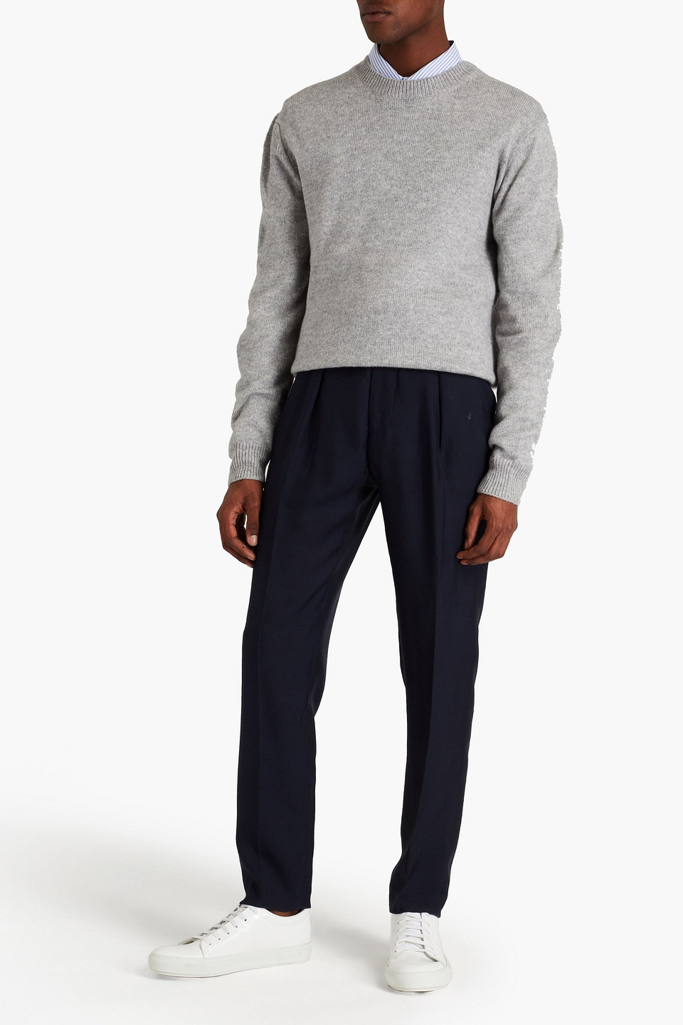 Iro Man Phoebo Knitted Jumper In Grey