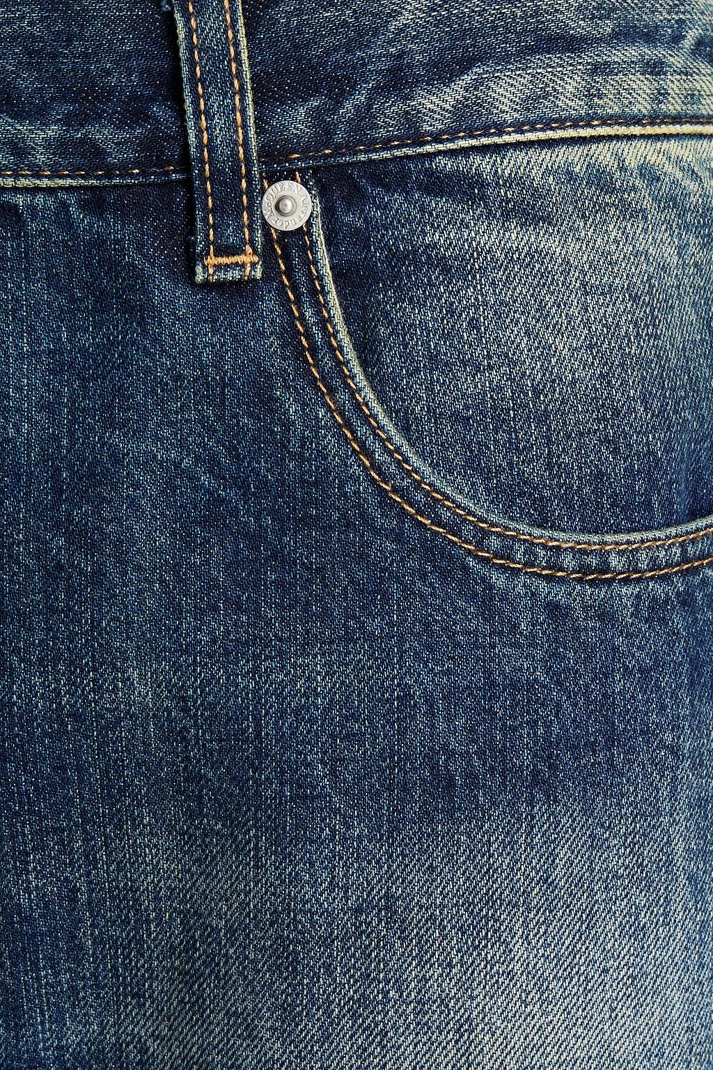 ALEXANDER MCQUEEN Jeans mit schmalem Bein aus Denim in ausgewaschener Optik
