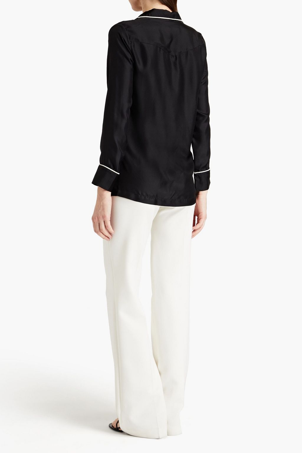 OFFICINE GÉNÉRALE Alana silk-satin shirt