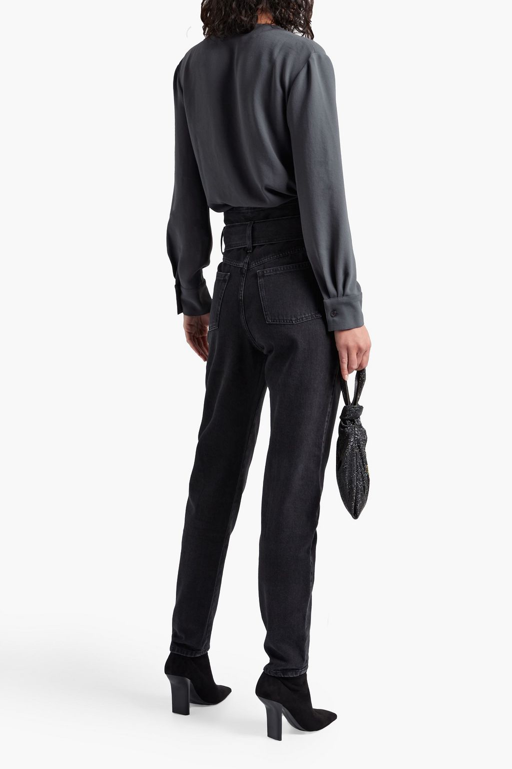 IRO Licious pleated crepe top