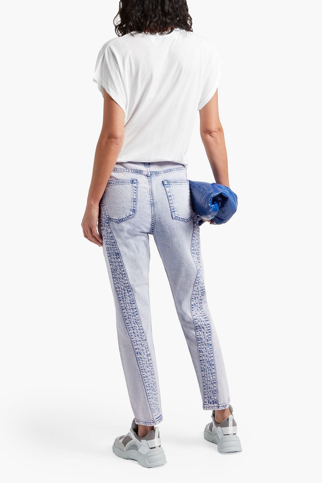 IRO Paulina Lyocell and cotton-blend T-shirt