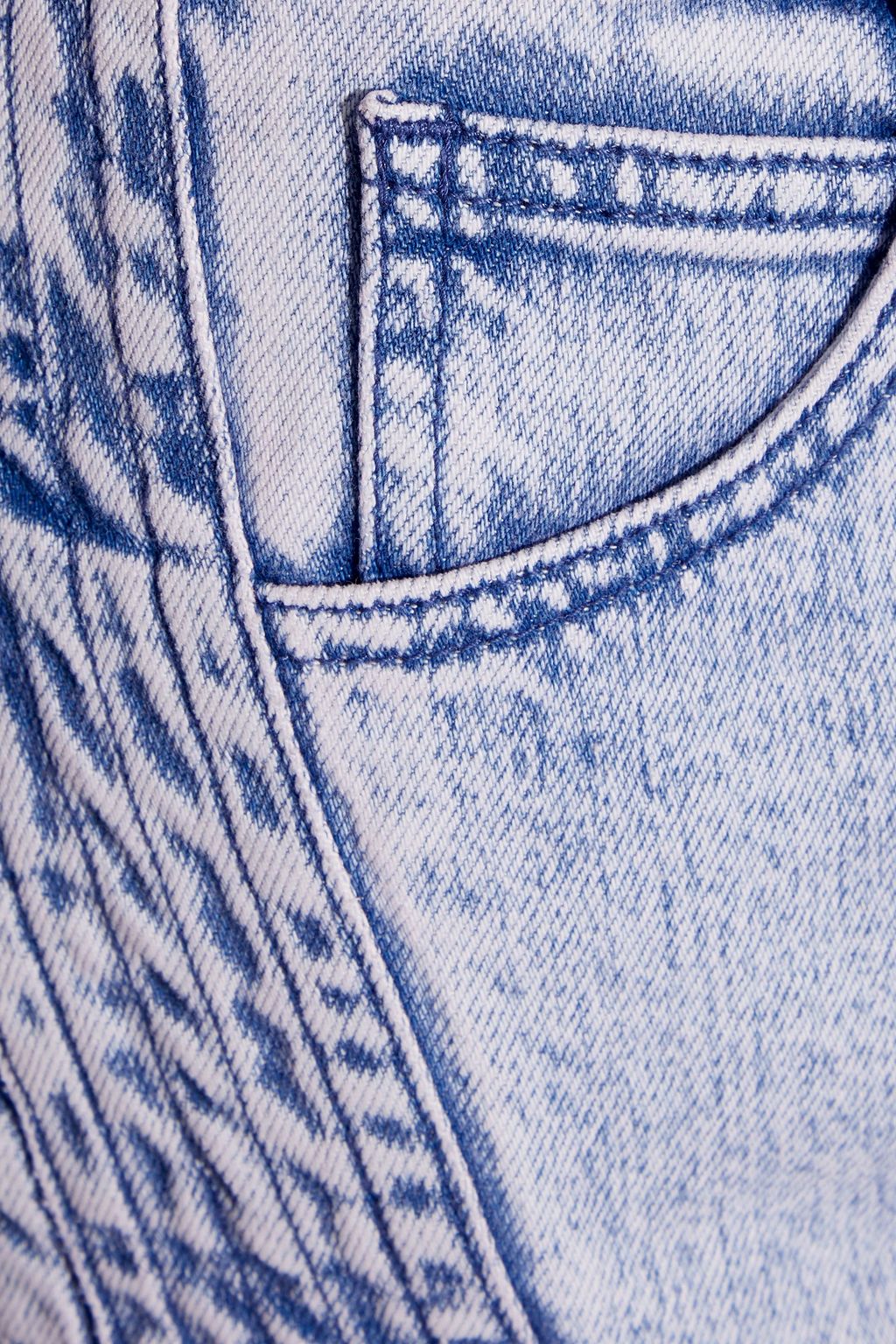 IRO Inahe bleached high-rise tapered jeans