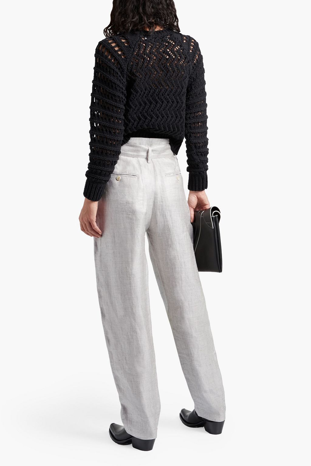 IRO Attica open-knit organic cotton-blend sweater