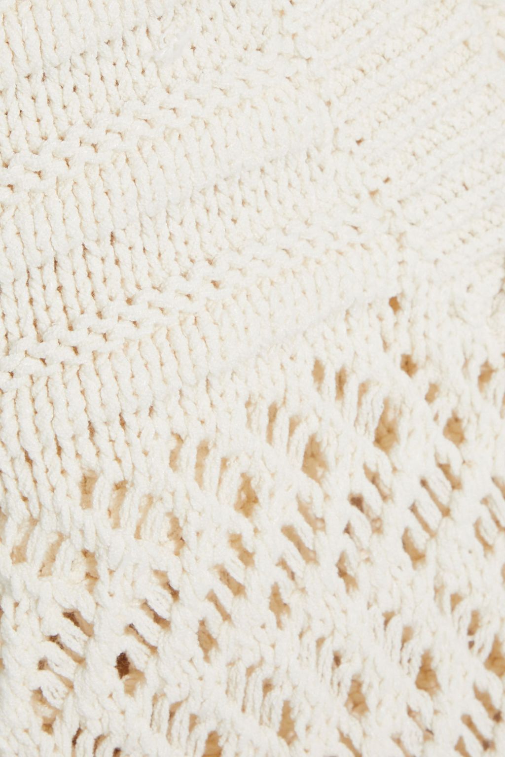 IRO Annie crochet-knit organic cotton-blend top