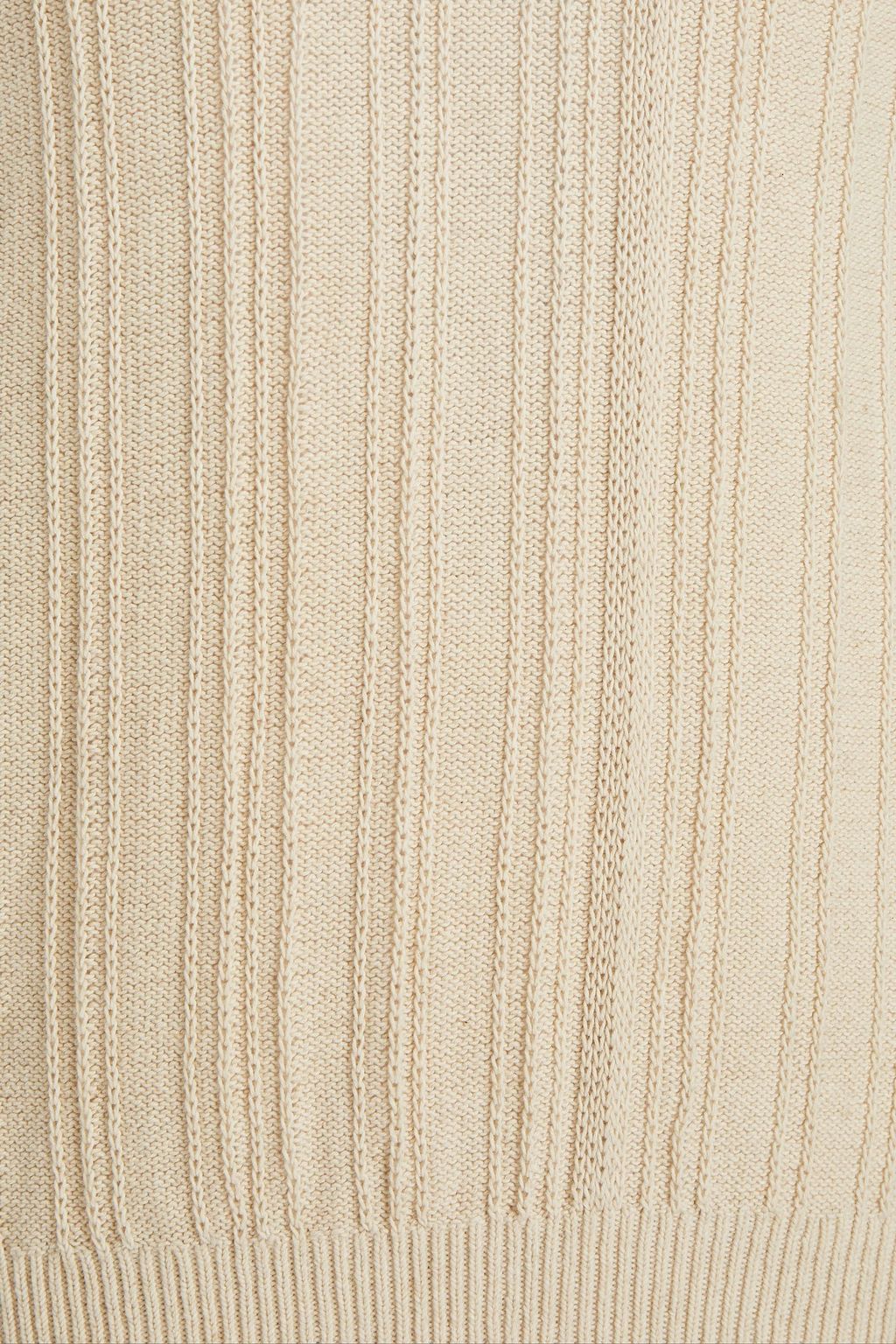 IRO Arode ribbed cotton and linen-blend sweater