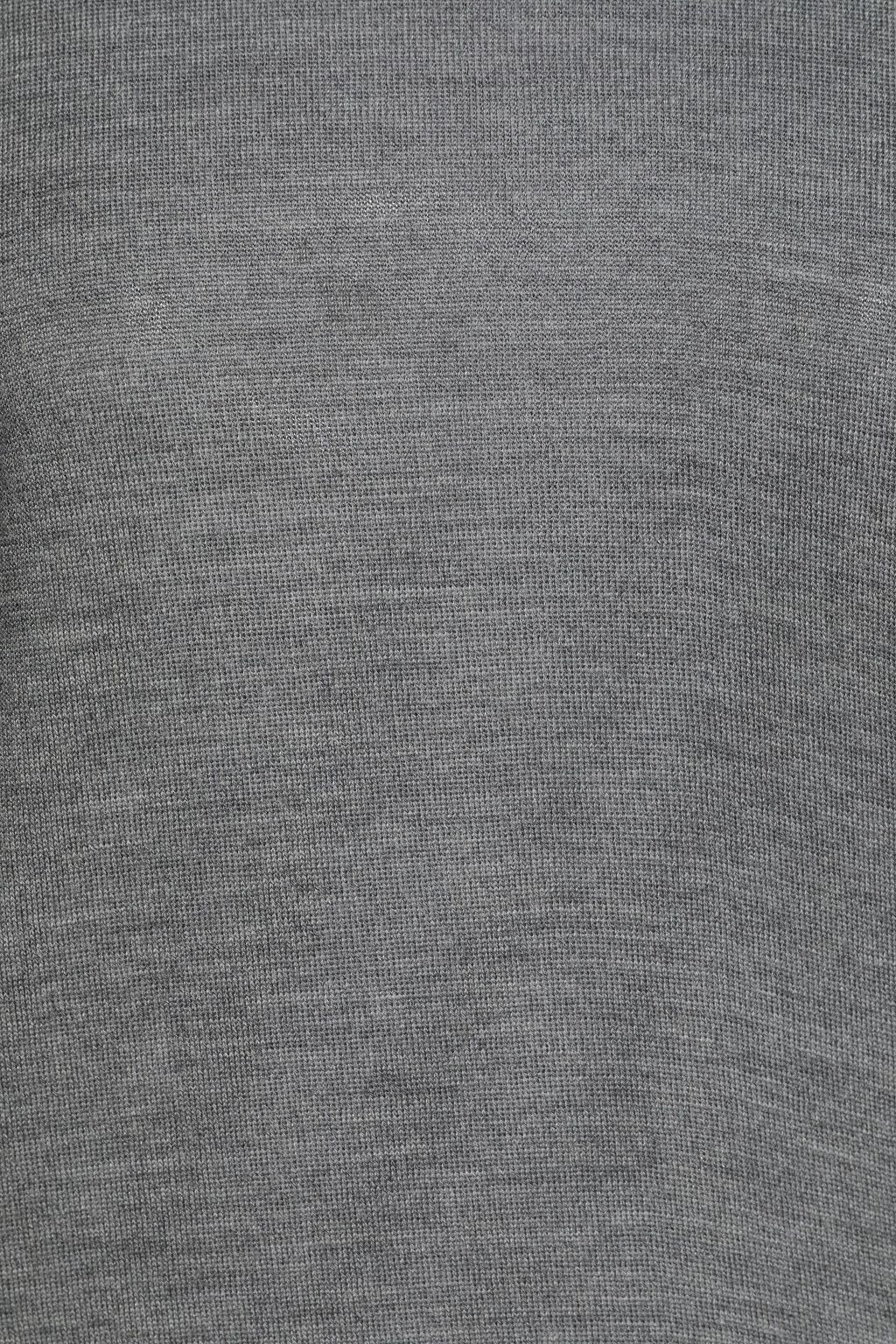 OFFICINE GÉNÉRALE Ninon ribbed wool and silk-blend turtleneck sweater