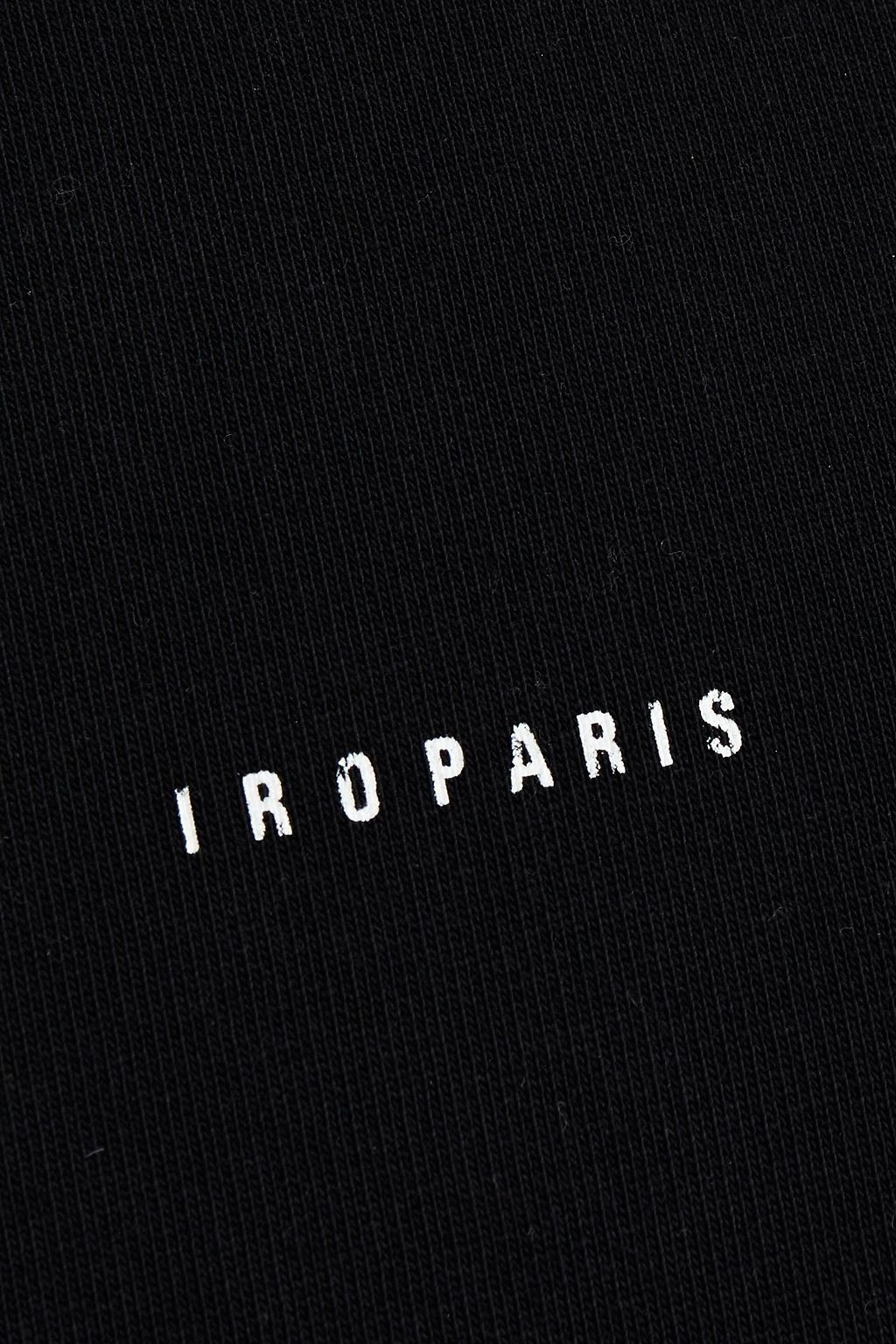 IRO Ted printed cotton-fleece sweatshirt