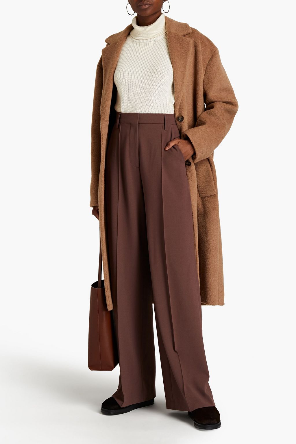 PROENZA SCHOULER Brushed-felt coat