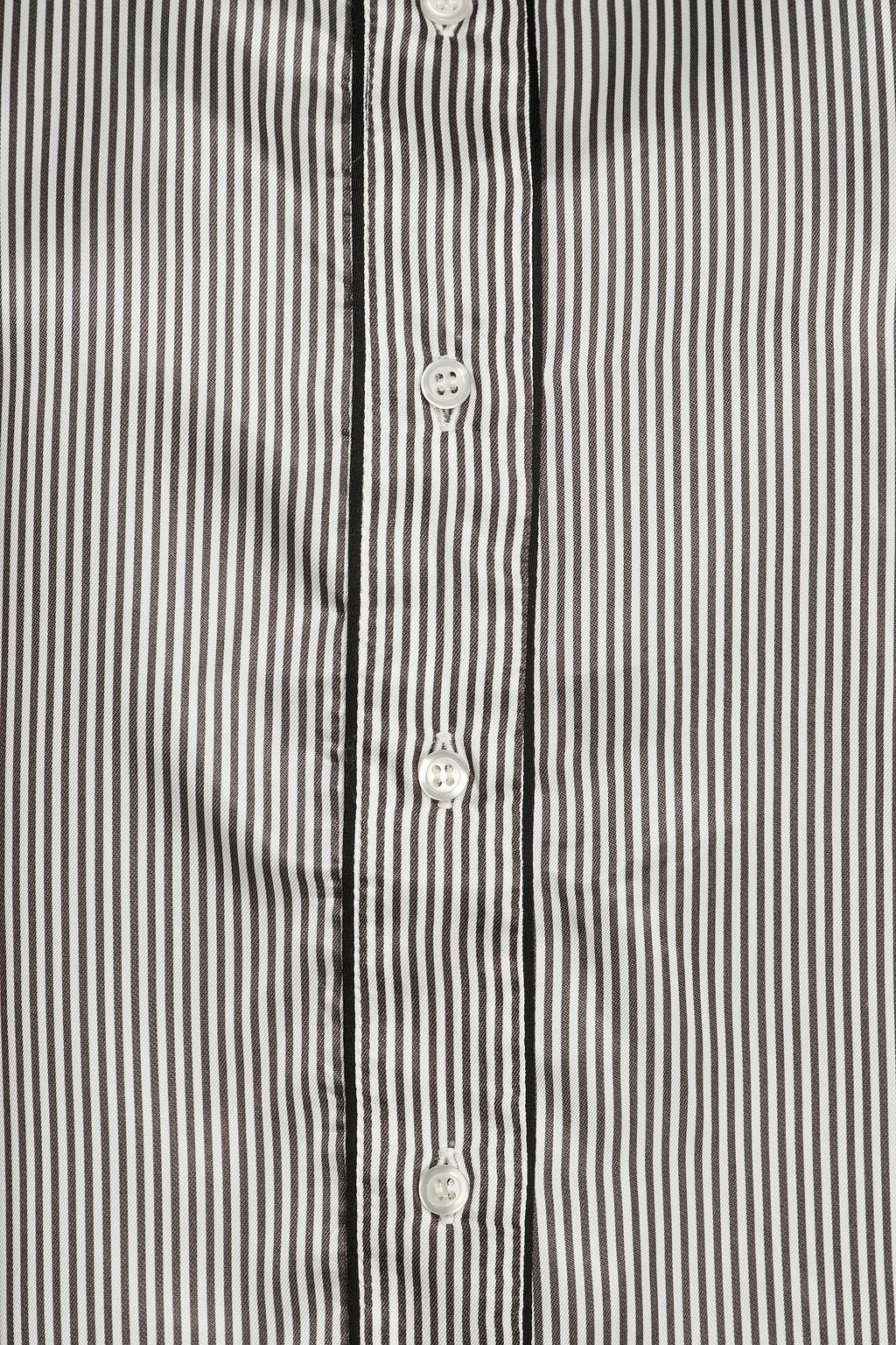 OFFICINE GÉNÉRALE Striped satin shirt