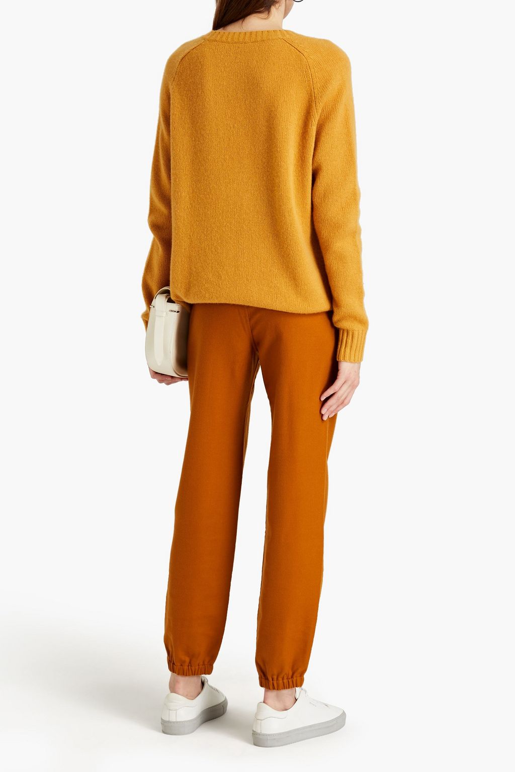LORO PIANA Cashmere and silk-blend track pants