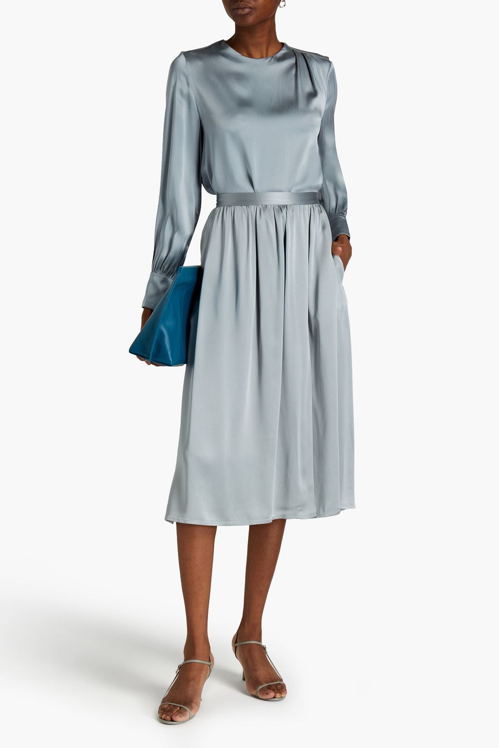 OFFICINE GÉNÉRALE Francesca satin blouse