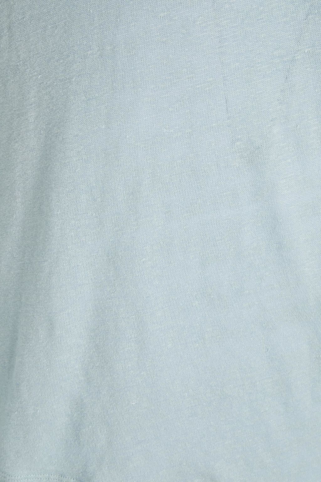 IRO Daryl distressed mélange slub linen T-shirt