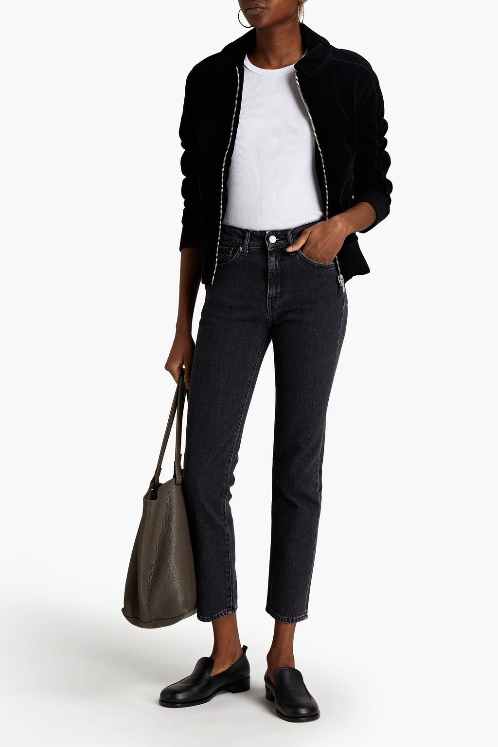OFFICINE GÉNÉRALE Bret high-rise straight-leg jeans
