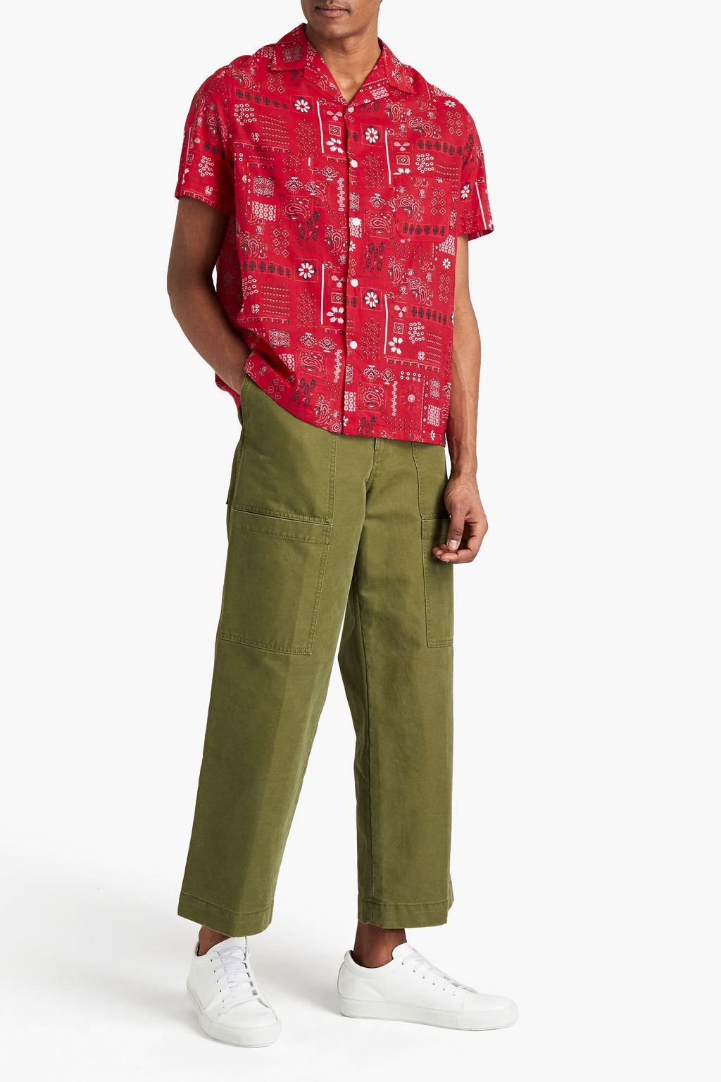 IRO Whaiko paisley-print cotton-gauze shirt