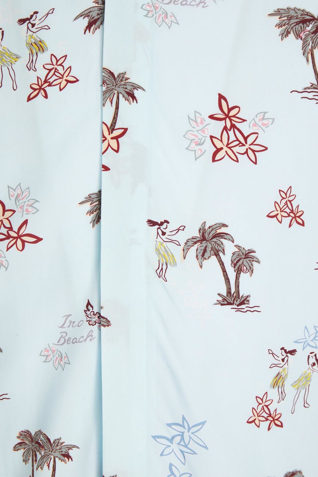 IRO Wailers printed crepe shirt