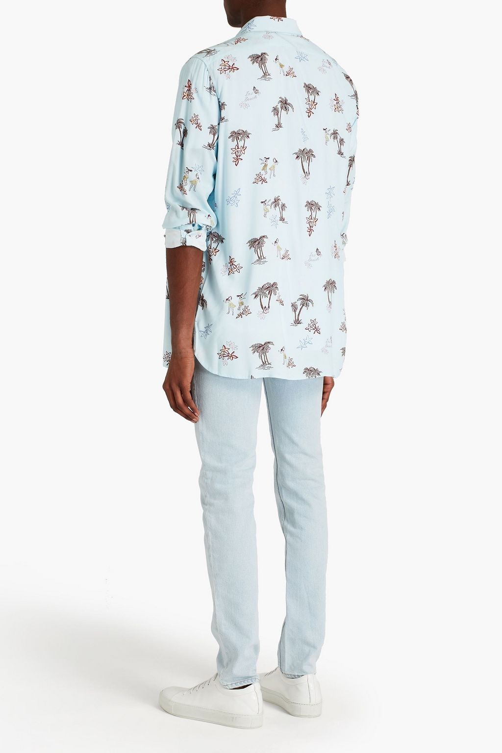 IRO Wailers printed crepe shirt