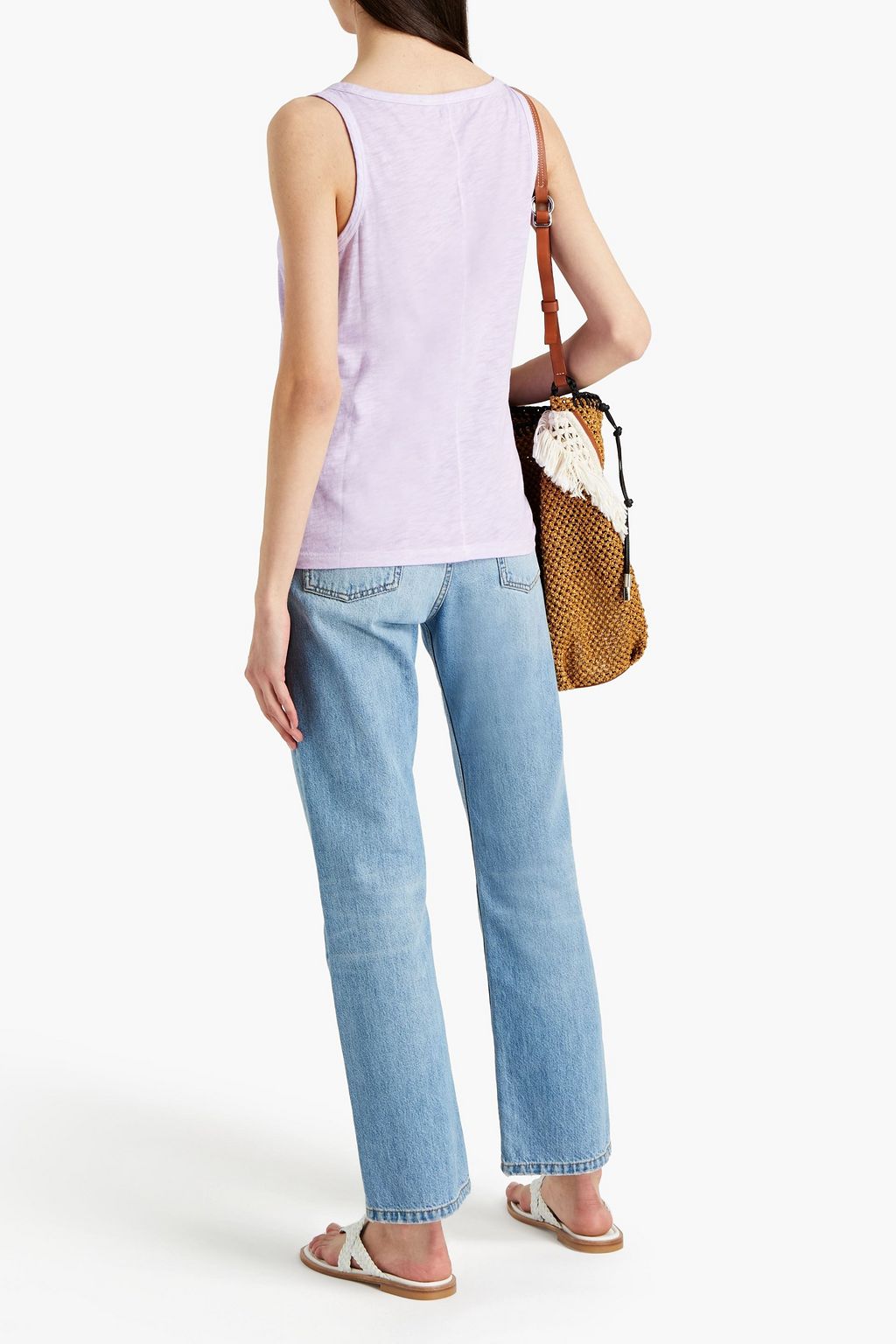 VERONICA BEARD Kamilya slub Pima cotton tank