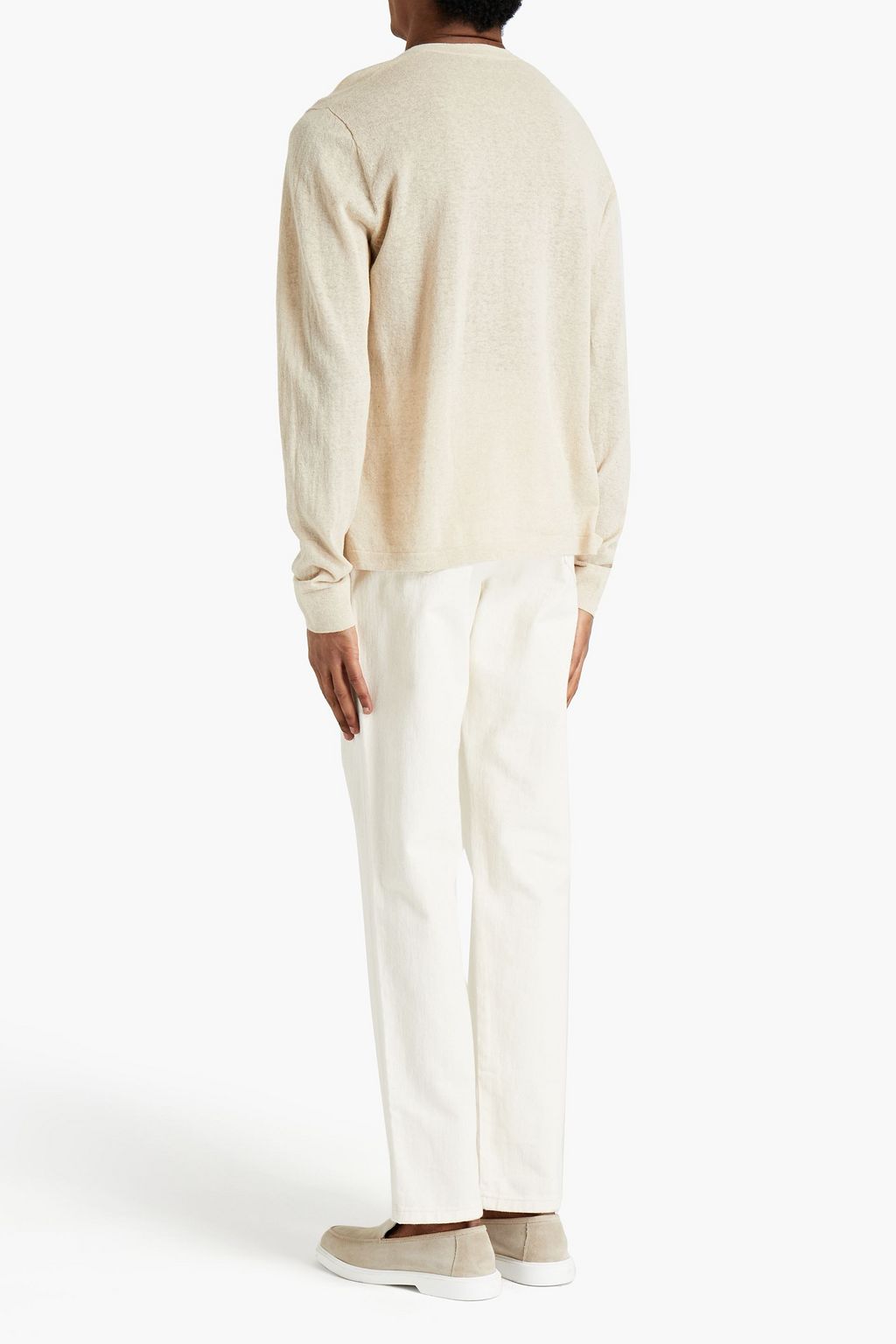 JAMES PERSE Henley knitted sweater