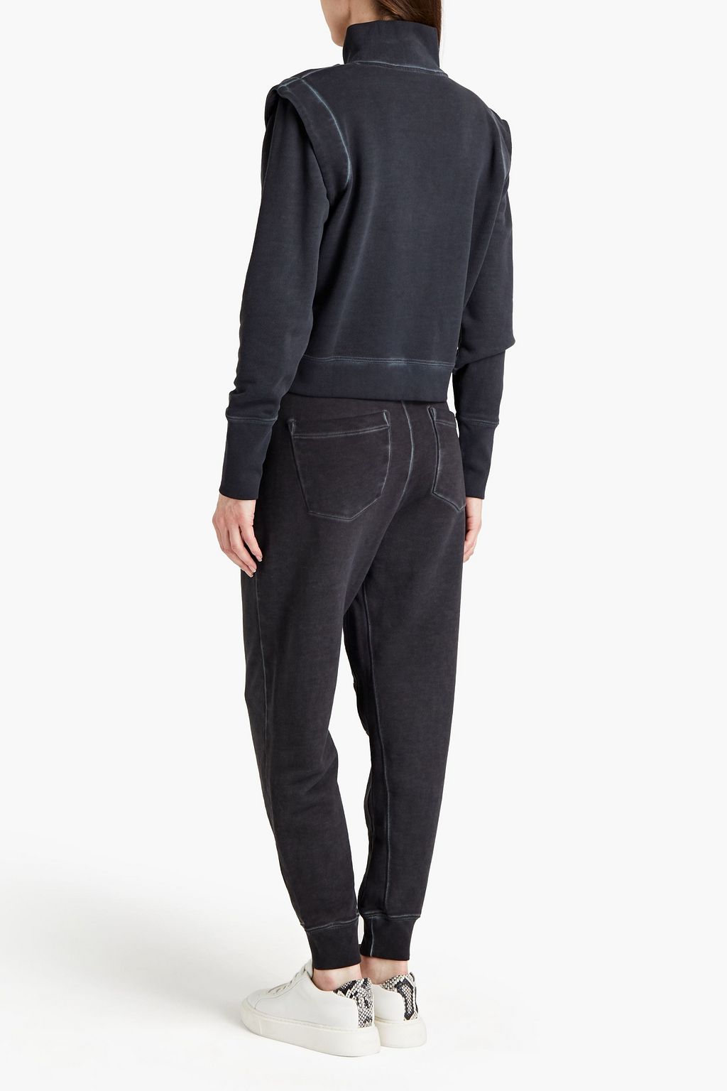 VERONICA BEARD Dylan French Pima cotton-terry sweatshirt
