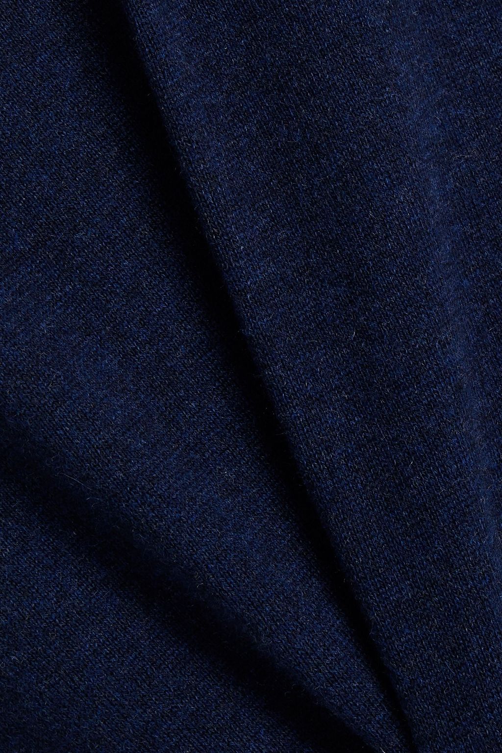 JAMES PERSE Cotton and cashmere-blend Henley sweater