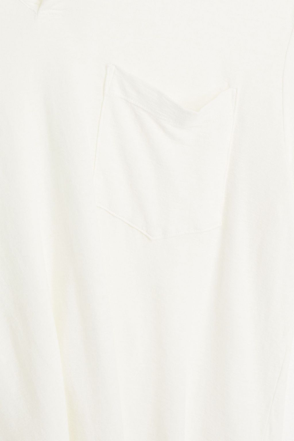 JAMES PERSE Slub cotton and linen-blend Henley T-shirt