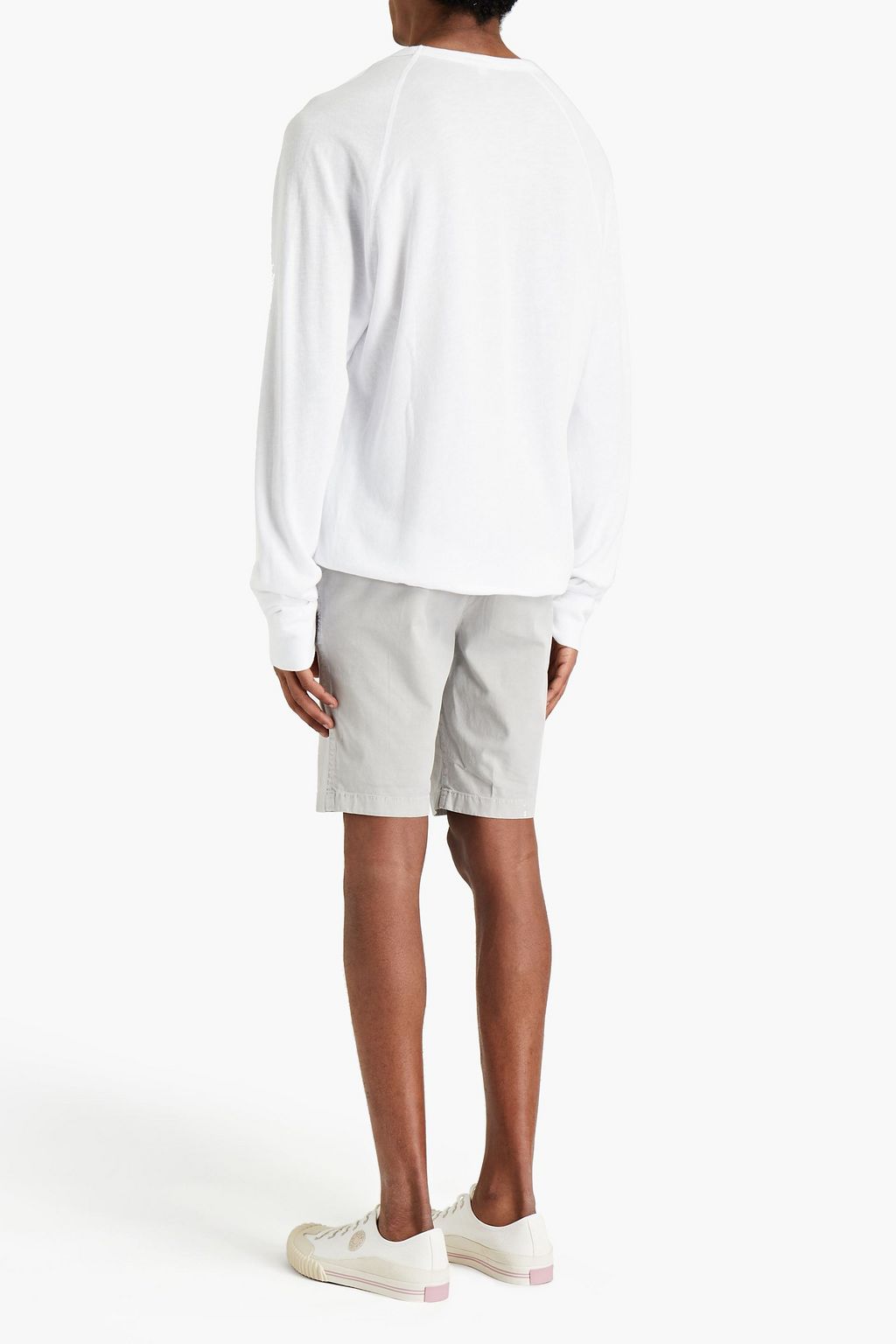 JAMES PERSE Supima cotton-blend terry sweatshirt
