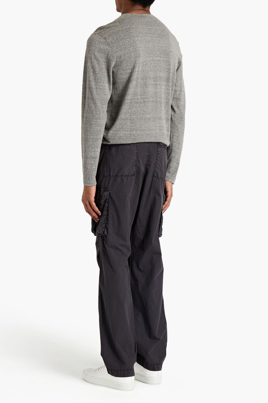 JAMES PERSE Mélange cotton sweater