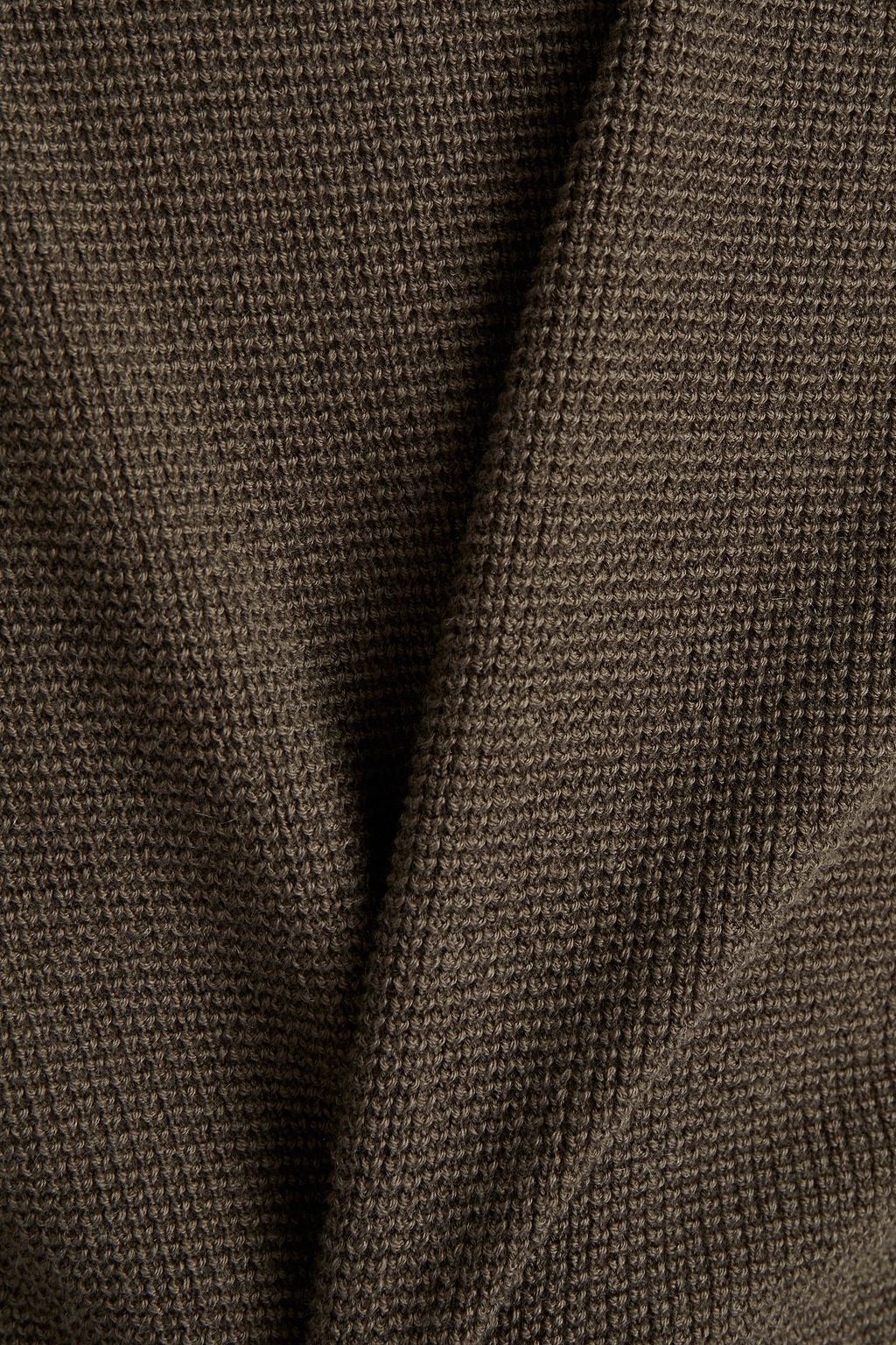 JAMES PERSE Cotton and cashmere-blend sweater