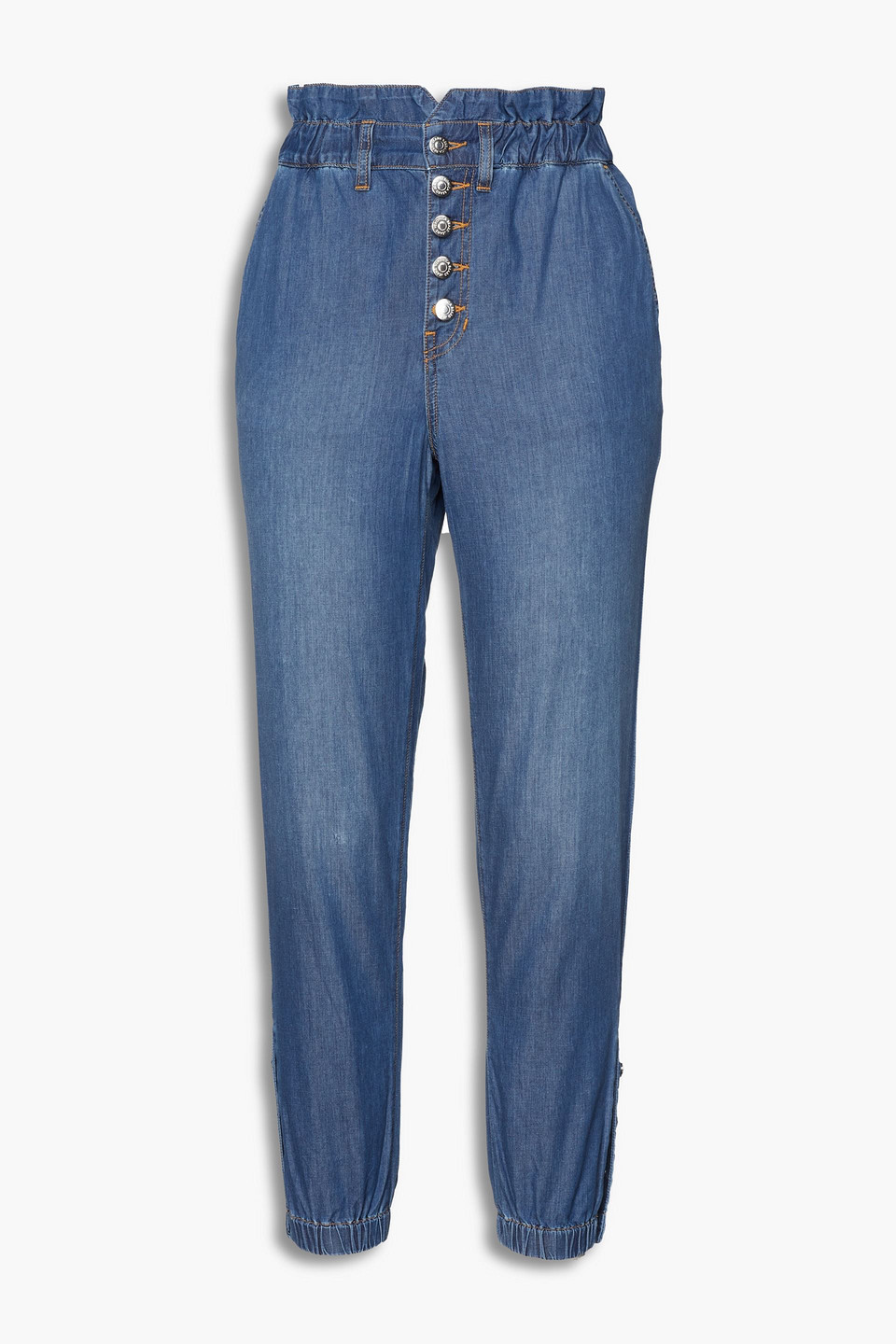 Veronica Beard Woman コットンシャンブレー テーパード パンツ ブルー Size 25 – 雑記帳