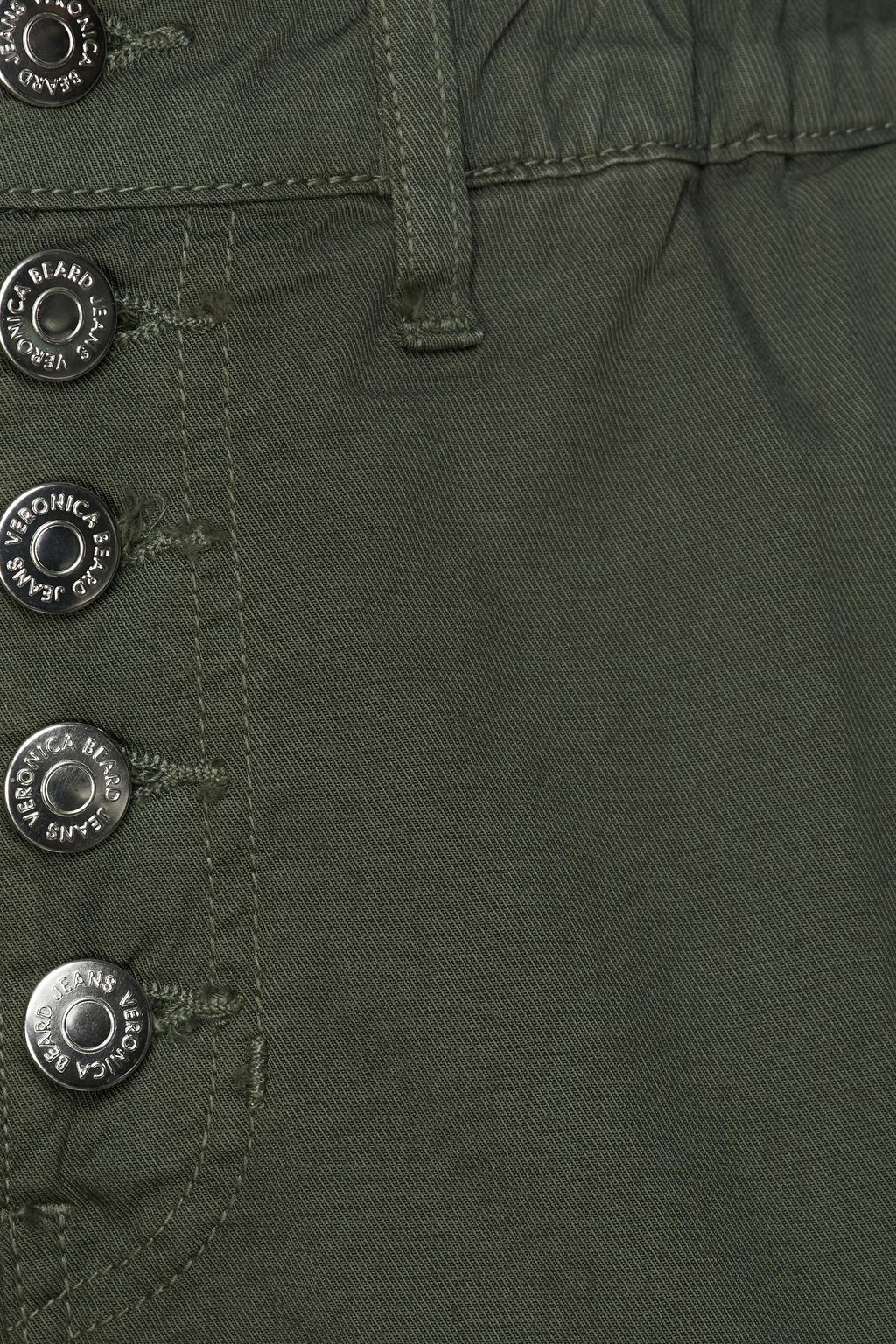 VERONICA BEARD Tedi cotton-blend twill tapered pants