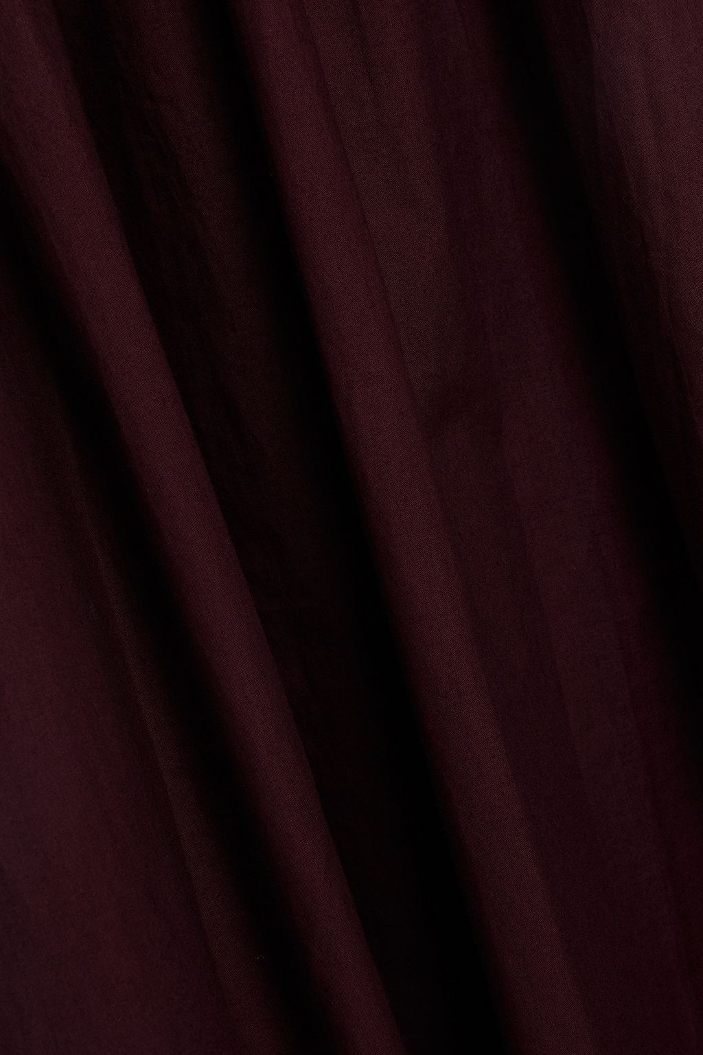 RHODE Heidi gathered cotton midi dress